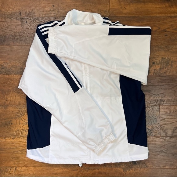 NY Yankees Adidas Windbreaker Jacket Men's L - Picture 3 of 10